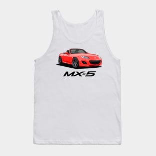 Mazda MX-5 Miata NC - NC2 Red Tank Top